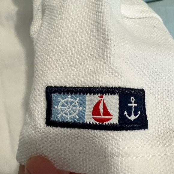 Baby Boy's Sailboat 2-Piece Polo & Striped Romper Set Sz 9M - Picture 10 of 12